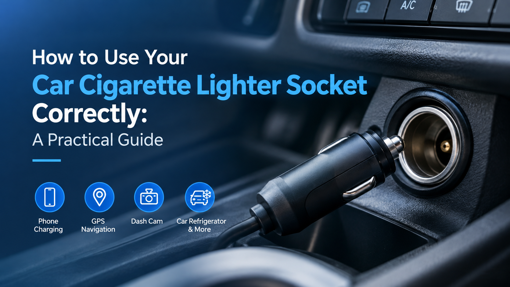 How to Use Your Car Cigarette Lighter Socket Correctly: A Practical Guide