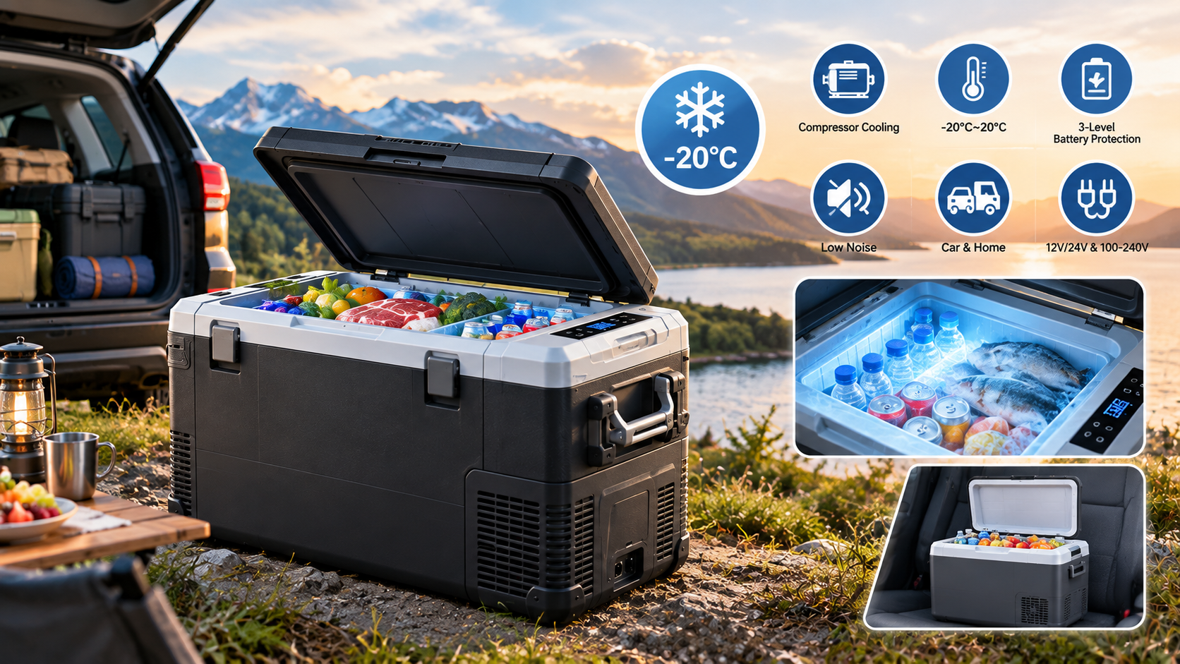 Car Refrigerator Products Explained: Thermoelectric vs. Compressor Models