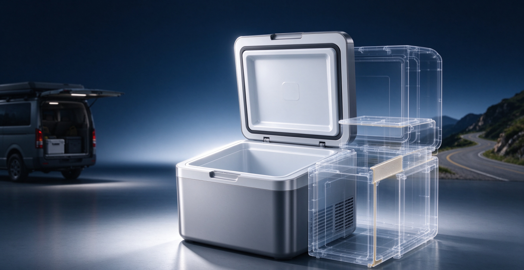 Enhancing Product Competitiveness Through Design: Alpicool Food-Grade Car Refrigerator Inner Liner